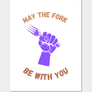 May The Fork Be With You - (5) Posters and Art